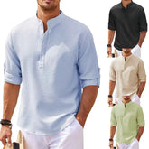 Men's casual shirt Top men